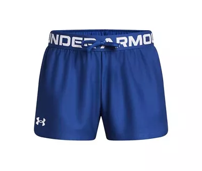 Under Armour Girls' Play Up Solid Shorts Size Youth XL - NWT - Image 1 of 2