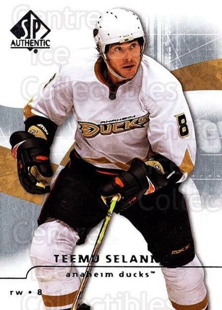 2008-09 Sp Authentic #84 Teemu Selanne - Image 1 of 1