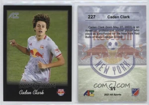2021 All Sports #227 Caden Clark Rookie black 1/1 soccer Red Bull USA - Picture 1 of 1