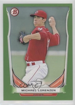 2014 Bowman Draft Top Prospects Green /75 Michael Lorenzen #TP-58 - Image 1 of 2