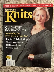 Interweave Knits Magazine Winter 1988 Patterns Ideas Crafts Creative Fun - Picture 1 of 11