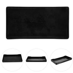 Bandeja de almacenamiento rectangular para tazas de agua de 2 piezas bandejas para servir comida de fiesta - Imagen 1 de 12
