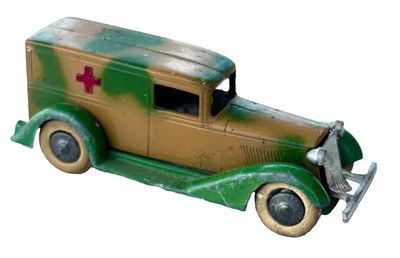 Vintage # 0809 Tootsietoy Graham Camouflaged Army Ambulance - Image 1 of 4