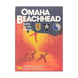 Victory Wargame Omaha Beachhead Box Boxed Game VG/NM - Picture 1 of 2