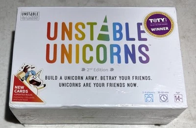 Unstable Unicorns: Build A Unicorn Army, Betray Your Friends! 2nd Edition Sealed - Image 1 of 4