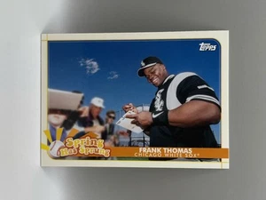 Frank Thomas 2020 Topps Opening Day Spring Has Sprung #SHS-11 casi nuevo peine Envío - Imagen 1 de 4