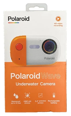 Polaroid Wave Underwater Streaming Camera WiFi HD Waterproof 18MP 2.4” Screen - Image 1 of 3