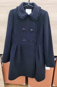 Kate Spade black coat size 4 ribbon - Picture 1 of 9