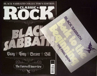 CLASSIC ROCK #341 July 2025 BLACK SABBATH Collector's Magazine + Sticker @ NEW
