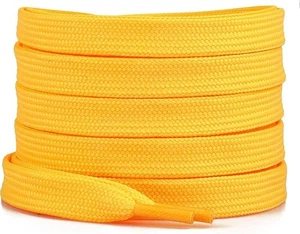 Booyckiy 2 Paia Lacci per Scarpe Piatti 2/5" per Sneakers 26 Colori Lacci per Scarpe in 27"-72 - Foto 1 di 4