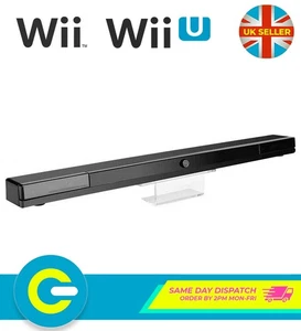 Black Wireless Sensor Bar Extended Range Infrared for Nintendo Wii & Wii U - Picture 1 of 7