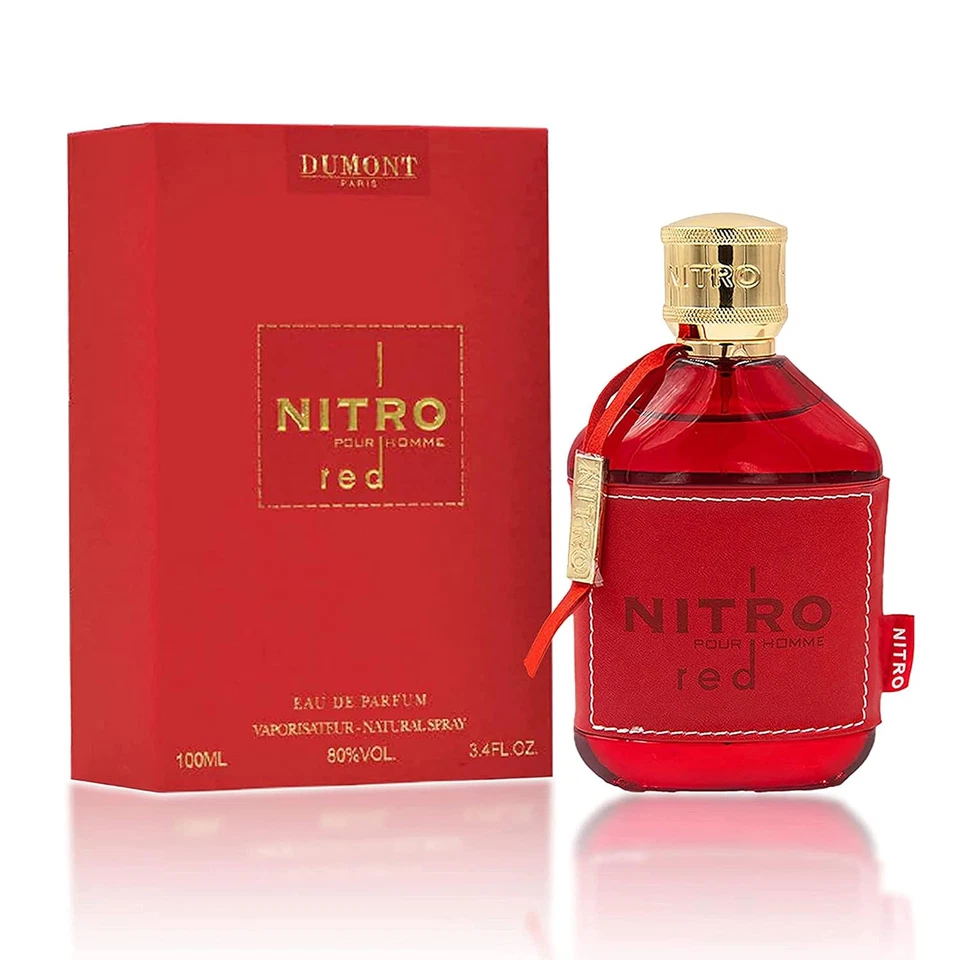 Nitro Red Pour Homme by Dumont Paris EAU DE PARFUM SPRAY 3.4 OZ for MEN