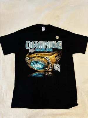 Camisa Anillo Vintage 2003 Florida Marlins Campeones Serie Mundial MLB Mediana Foto 1 de 4