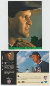 Ryne Sandberg 1994 Upper Deck Iooss Collection All-Star Jumbo 3 1/2 x 5 Card #5 - Bild 1 von 1