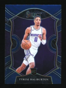 2020 PANINI SELECT TYRESE HALIBURTON RC BLUE RETAIL BASE ROOKIE #72 KINGS PACERS - Picture 1 of 2