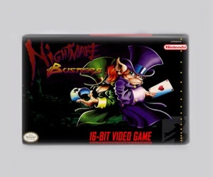 NIGHTMARE BUSTERS (USA) ( / SNES - IMÁN NEVERA 2"x3" (super nintendo retro - Imagen 1 de 3