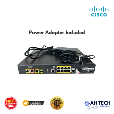 CISCO C891F-K9 Ethernet Security Router with Power Adapter - Free Shipping - Image 1 of 4