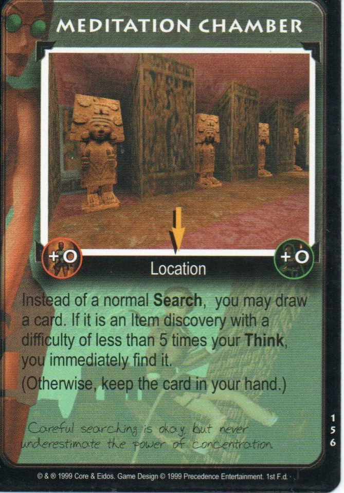 Tomb Raider CCG - Meditation Chamber #156 Rare - Image 1 of 1