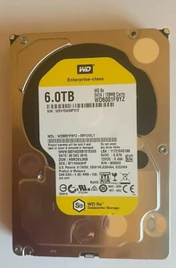 WD6001F9YZ Western Digital Enterprise SE 6TB 7200 RPM SATA 128MB Cache 3.5" - Picture 1 of 1