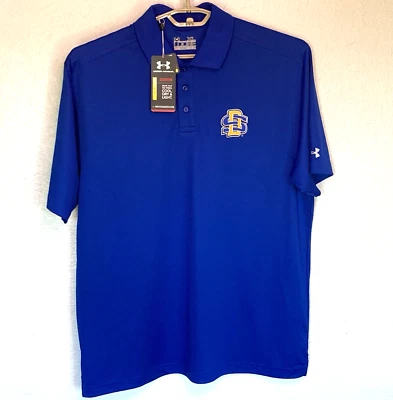 South Dakota State Jackrabbits Under Armour HeatGear Men's XL XLarge Polo Shirt - Image 1 of 4