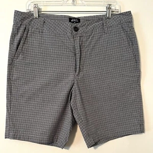 Ben Sherman Shorts Herren 34 x 8,5 blau kariert normale Stretch-Passform Chino Freizeit - Bild 1 von 6