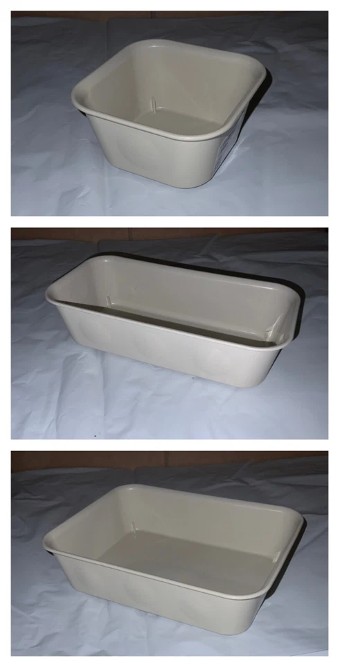 3 Piece IKEA Storage Box Storage Organizer NOJIG Durable Plastic Beige 3 Sizes - Image 1 of 1