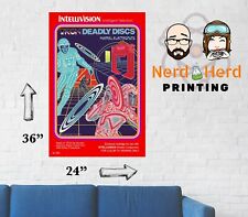 Tron Deadly Discs Intellivision Game Cover Wall Poster Multiple Sizes