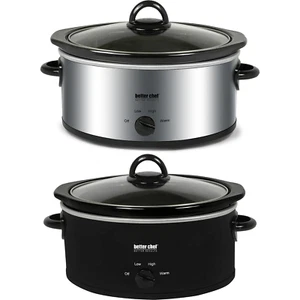 Better Chef 3-Quart Slow Cooker w Removable Crock & Heat Settings - REFURBISHED - Picture 1 of 4