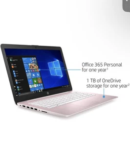 HP Stream 11-ak0053dx 11.6" (64GB eMMC, Intel Celeron N, 2.60 GHz, 4GB) Laptop - - Picture 1 of 9