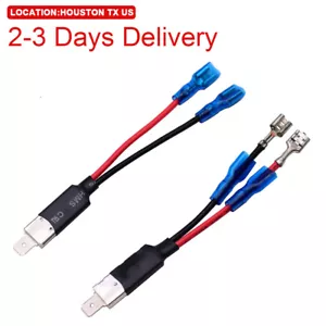US Location H1 Wire Harness Socket Connector Headlight Adapter Male Converter - Picture 1 of 12
