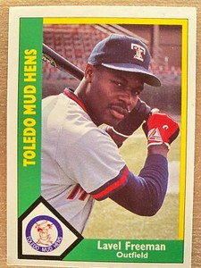 1990 CMC #17 Lavel Freeman Toledo Mud Hens