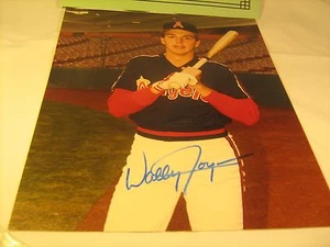 *Signed* WALLY JOYNER California ANGELS 8"x10" Photo AUTOGRAPH C.O.A. [c4d] - Picture 1 of 4