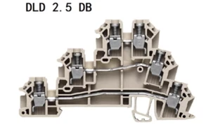 50PCS NEW FIT FOR weidmuller Terminal block DLD 2.5 DB 1784180000 6.1*82*49 - Picture 1 of 3