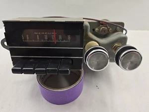 1970 Mercury Push Button AM Radio - Plays Well - Picture 1 of 11