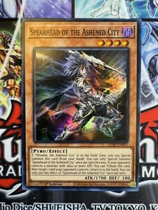 Yugioh! Spearhead of the Ashened City LEDE-EN091 1st Ed Super Rare NM - Picture 1 of 1