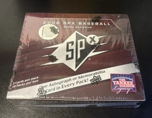 SEALED NIB 2008 Upper Deck SPX baseball hobby box 10 packs - Picture 1 of 9