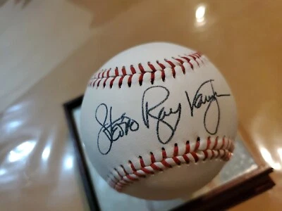 Stevie Ray Vaughan Signed Replica Ball. OUR BALLS ARE MADE FOR MUSEUMS! - Image 1 of 4