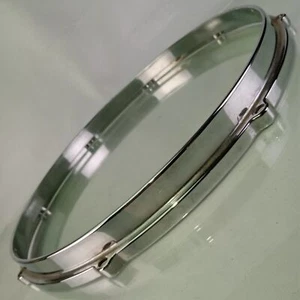 *Carlton 14" Snare Drum Resonant Side 8-Lug Die-Cast Rim/Hoop Chrome Vintage 60s - Bild 1 von 7