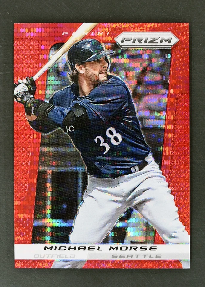 Panini Prizm #72 2013 Michael Morse Red Pulsar Prizm Seattle Mariners Foto 1 de 2