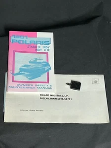 1991 POLARIS SNOWMOBILE STARLITE INDY/ INDY LITE  OWNERS MANUAL, WARRANTY CARD - Picture 1 of 4