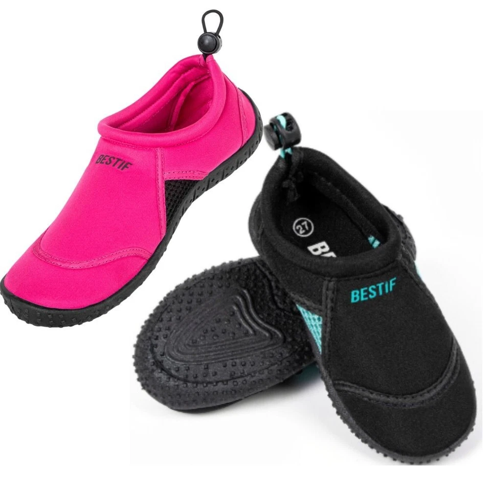 Badeschuhe Kinder Aquaschuhe Wasserschuhe Schwimmschuhe Neporen Pantoletten - Bild 1 von 4