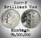 2009 P Roosevelt Dime BRILLIANT UNCIRCULATED *JB's Coins*