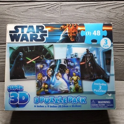 Star Wars Super 3d Puzzle 48 Piezas 3 Puzzles  Foto 1 de 4