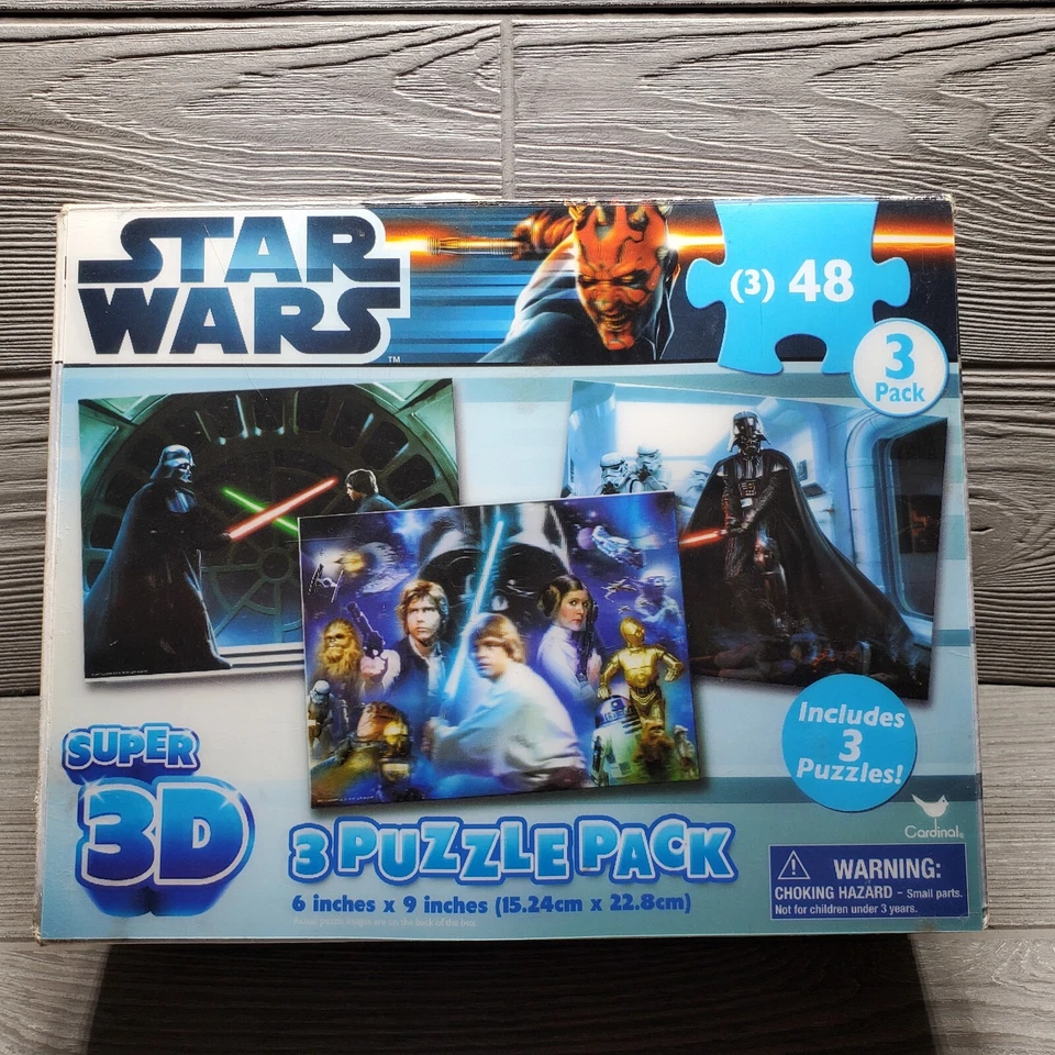 Star Wars Super 3d Puzzle 48 Piezas 3 Puzzles  Foto 1 de 4