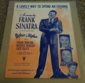 A Lovely Way To Spend an Evening '43 Frank Sinatra Higher and Higher Sheet Music - Picture 1 of 4