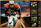 NCAA Football 2000 EA Ricky Williams - 2 pages imprimé jeu vidéo affiche publicitaire art 1999