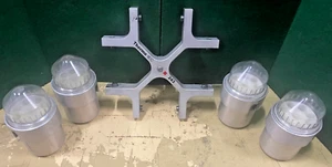 Rotor centrífuga de cubo horizontal/oscilante Thermo IEC 243 con insertos y tapas - Imagen 1 de 9