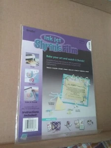 NEU UNBENUTZT Grafix Schrumpffolie 8,5"X11" klar SCHRUMPFT SECHS 6 BLATT NOS - Bild 1 von 14