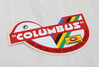 Pegatina de tubo Columbus vintage NOS Tubi Speciali para bicicleta bicicleta bicicleta de ciclismo Foto 1 de 3