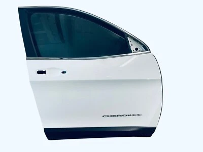 2019-2021 JEEP CHEROKEE 4×4 FRONT RIGHT RH PASSENGER SIDE DOOR WHITE PW7 - Image 1 of 4
